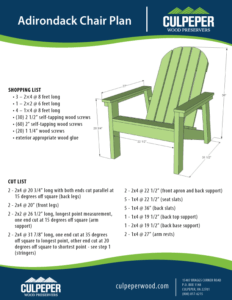 Plans - Culpeper Wood Preservers